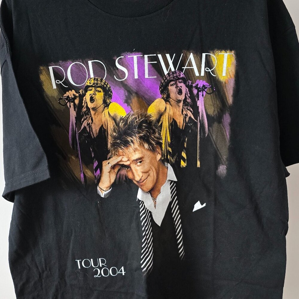 ROD STEWART BAND  TOUR  TEE WOMENS (XL)